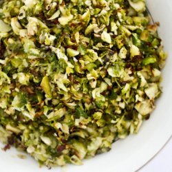 Shredded Parmesan Brussels Sprouts