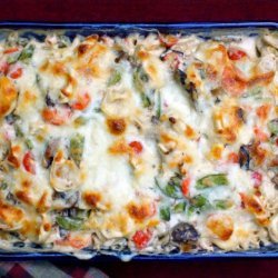 Tortellini and Garden Vegetable Bake