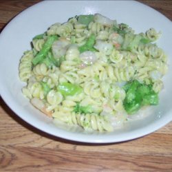 Shrimp and Broccoli With Rotini