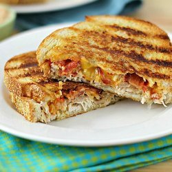 Chicken and Bacon Panini With Spicy Chipotle Mayo