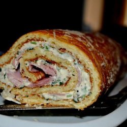 Gruyère Roulade With Herbed Cheese Filling