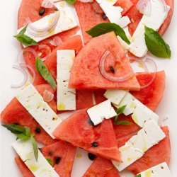 Watermelon, Feta and Basil Salad