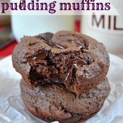 Triple Chocolate Pudding Muffins