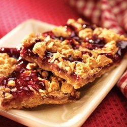 Chewy Red Raspberry Bars