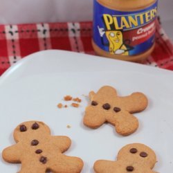 Peanut Butter Gingerbread Cookies