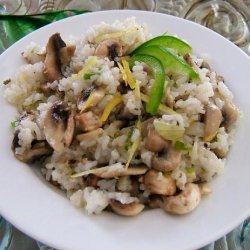 Jasmine Rice With Lemon and Mushrooms