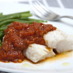 Cod With Tomato & Chorizo Sauce