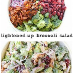 Lightened Broccoli Salad