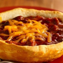 Chili in Biscuit Bowls