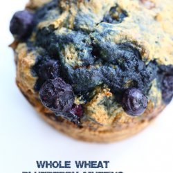 100% Whole Wheat Blueberry Muffins #2