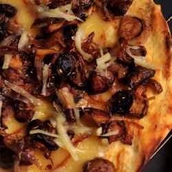 Wild Mushrooms and Fontina Pizza
