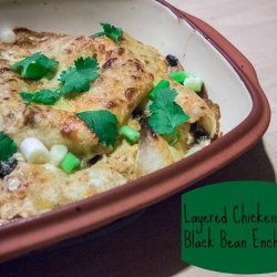 Layered Chicken Enchilada