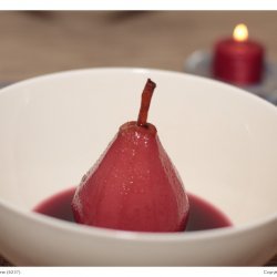 Poached Pears in Syrup