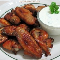 Buffalo Wings With Blue Cheese Dip