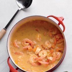 Squash and Shrimp Soup