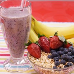 Oatmeal and Berries Smoothie