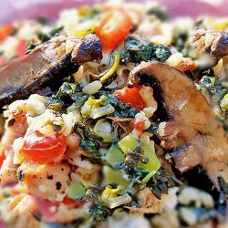 Mediterranean Chicken & Rice Bake