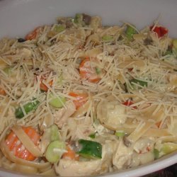 Chicken and Veggie Noodle Casserole