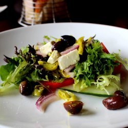 Chopped Greek Salad with Cucumbers