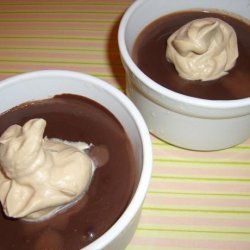 Chocolate Pudding With Espresso Whipped Cream