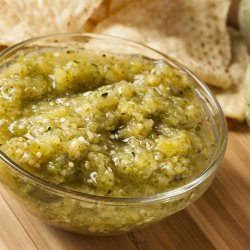 Tomatillo Green Salsa for Canning
