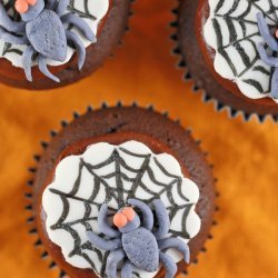 Spooky Spider Web Cupcakes