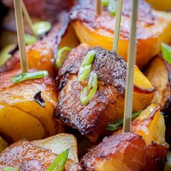 Bacon Wrapped Baked Potatoes