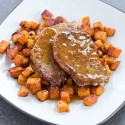 Maple Pork With Sweet Potatoes