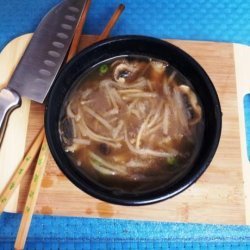 Thai Rice Noodle Miso Veg Soup