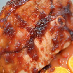 Cranberry-Orange Glazed Ham