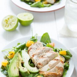 Chicken With Orange and Avocado