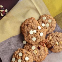 Oatmeal Cranberry and White Chocolate Cookies