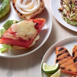 Watermelon Burgers With Cheese