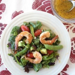 Shrimp and Avocado Salad With Grapefruit Vinaigrette