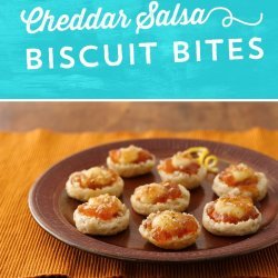 Cheddar Salsa Biscuit Bites
