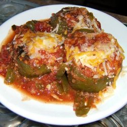 Meatless Stuffed Bell Peppers