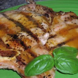 Grilled Pork Chops With Apricot-Mustard Glaze