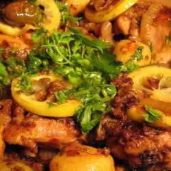 Moroccan Chicken With Olives