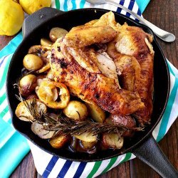 Roast Chicken With Garlic and Potatoes