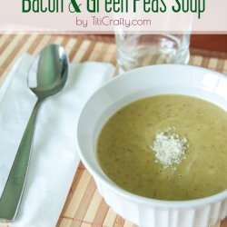 Green Pea and Bacon Soup
