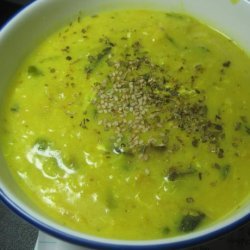 Mediterranean Lemon-Rice Soup