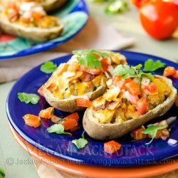 Twice Baked Mexican Potatoes