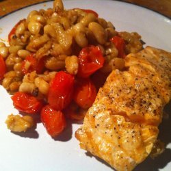 Salmon Roasted with Tomatoes & Olives