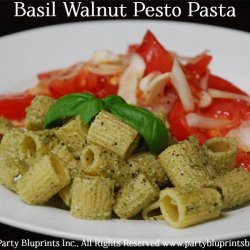 Pasta with Walnut-Basil Pesto