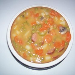 Quick Kielbasa-Bean Soup