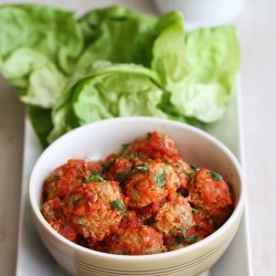 Baked Meatballs and Zucchini