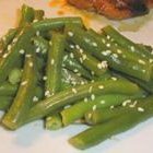 Steamed Green Beans With Lemon and Sesame Seeds