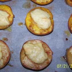 Cheesecake Filled Peaches