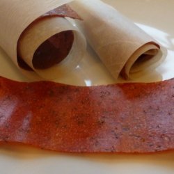 Homemade Strawberry Fruit Leather