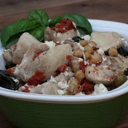 Basil Chicken With Feta (Slow Cooker)